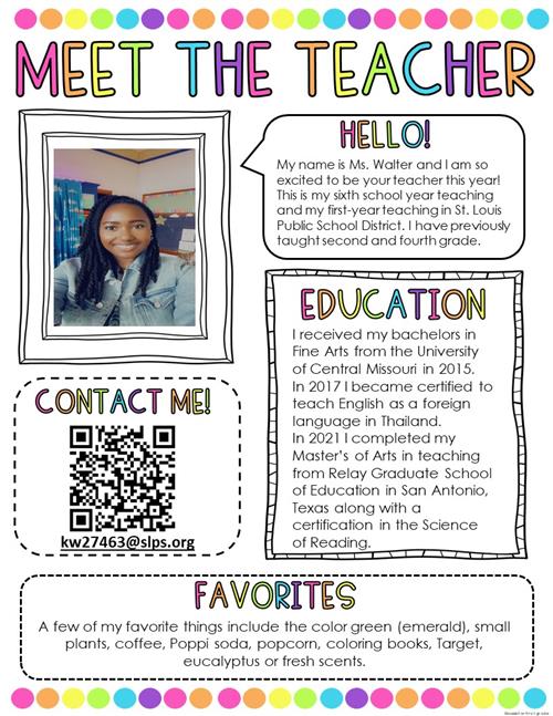 Meet the teacher