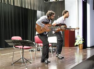 Standing with Guitars 