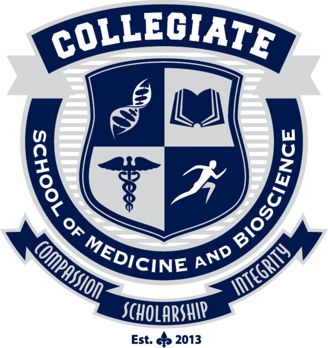 Collegiate School of Medicine & Bioscience Logo